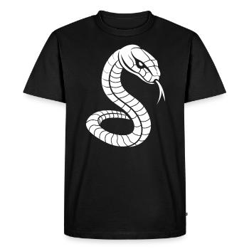 cobra - T-shirt Premium bio Homme - noir - Devant - Nico (187cm)
