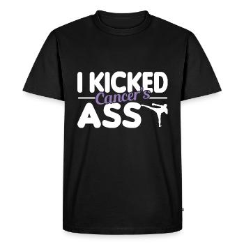 Cancer Arts Martiaux - T-shirt Premium bio Homme - noir - Devant - Nico (187cm)