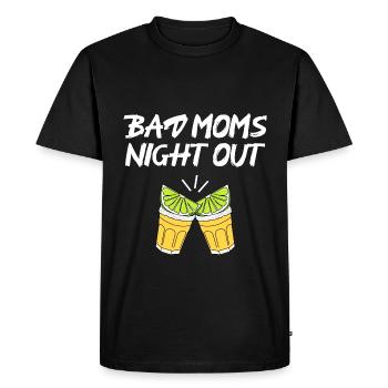 Soirée Bad Moms - T-shirt Premium bio Homme - noir - Devant - Nico (187cm)