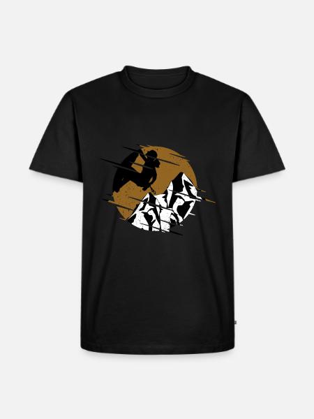 Escalade de bloc - T-shirt Premium bio Homme - noir