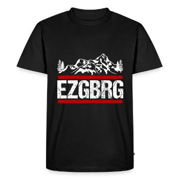 Erzgebirge Schneehübel Randonnée Cadeau - T-shirt Premium bio Homme - noir - Devant - Nico (187cm)