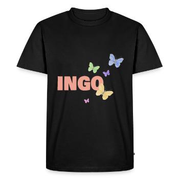 Jennifer - Men's Premium Organic T-Shirt - black - Front - Nico (187cm)