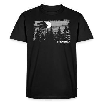 Steinwald Coup de pinceau Haut Palatinat - T-shirt Premium bio Homme - noir - Devant - Nico (187cm)