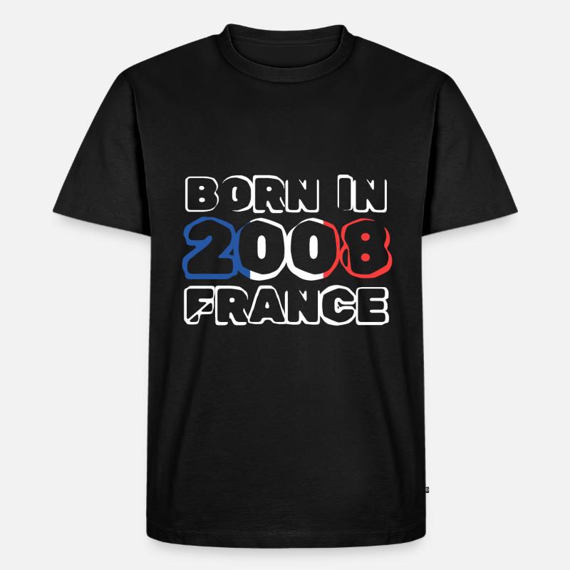 in 2008 - Männer Premium Bio T-Shirt - Schwarz
