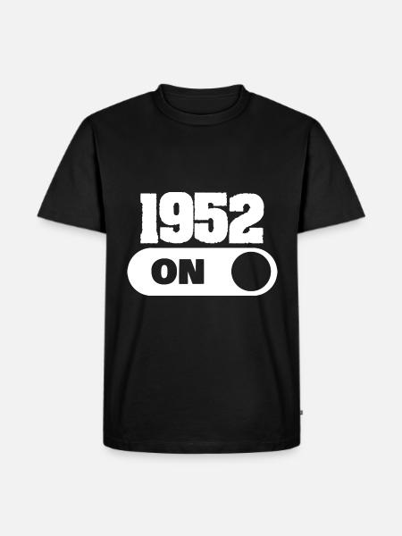 52s - Men's Premium Organic T-Shirt - black