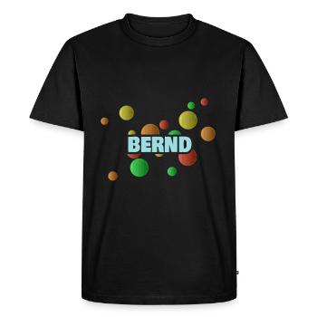 Ball pit Bernd - Men's Premium Organic T-Shirt - black - Front - Nico (187cm)