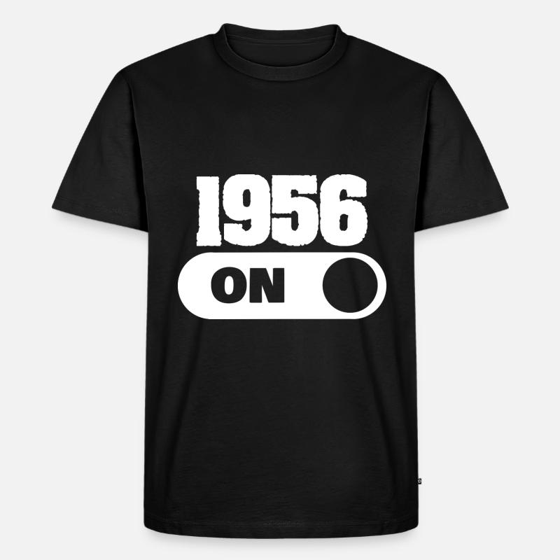 1956 - Männer Premium Bio T-Shirt - Schwarz
