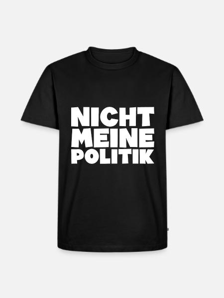 Politik Regierung Spruch Geschenk - Männer Premium Bio T-Shirt - Schwarz