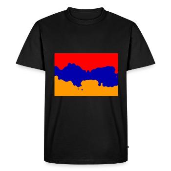 Arménie - T-shirt Premium bio Homme - noir - Devant - Nico (187cm)
