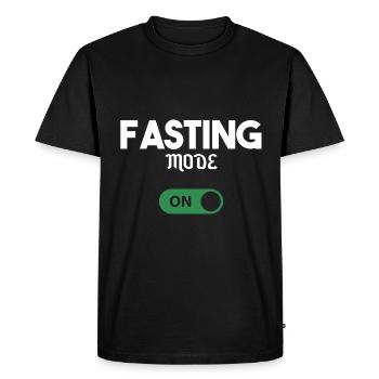 Cadeau de Carême de jeûne du Ramadan - T-shirt Premium bio Homme - noir - Devant - Nico (187cm)