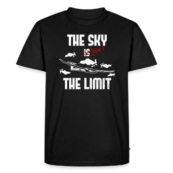Vol à voile Cadeau Pilote Glider - T-shirt Premium bio Homme - noir - Devant - Nico (187cm)