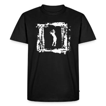 Golf Ball golf club de golf - T-shirt Premium bio Homme - noir - Devant - Nico (187cm)
