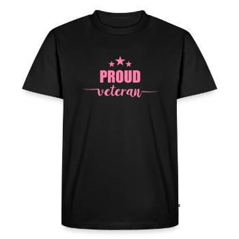 Vétéran - T-shirt Premium bio Homme - noir - Devant - Nico (187cm)