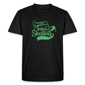 Inline Skate Inline Skate Inline Skate - T-shirt Premium bio Homme - noir - Devant - Nico (187cm)