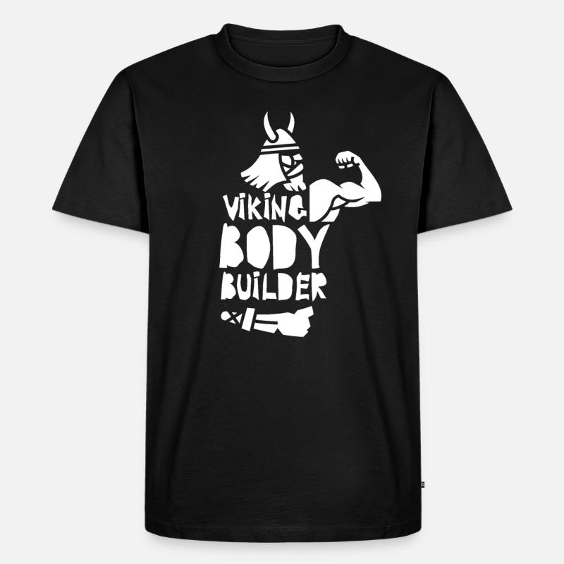 Bodybuilding - Männer Premium Bio T-Shirt - Schwarz