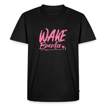 Wakeboard - T-shirt Premium bio Homme - noir - Devant - Nico (187cm)