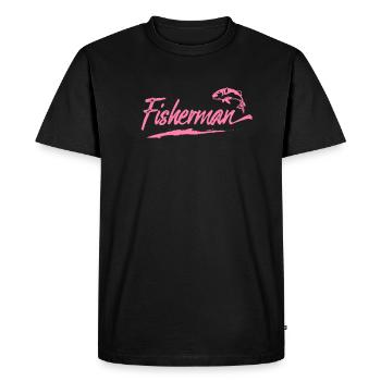 Fisherman - Men's Premium Organic T-Shirt - black - Front - Nico (187cm)