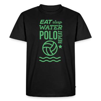 Water polo Water polo Water polo Water polo - Men's Premium Organic T-Shirt - black - Front - Nico (187cm)