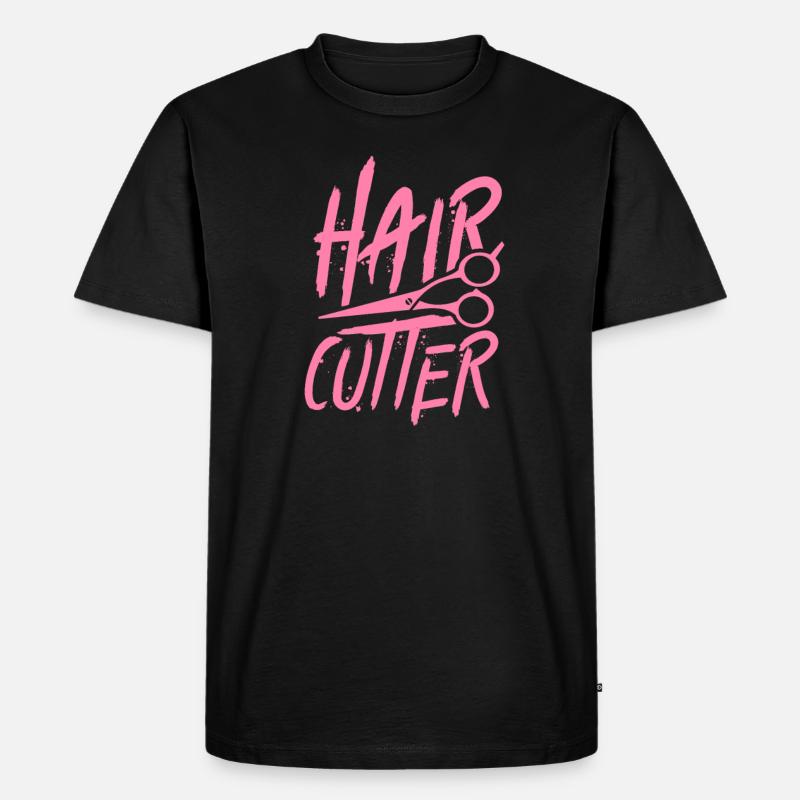 Friseuse Friseuse Friseuse Friseuse - Männer Premium Bio T-Shirt - Schwarz
