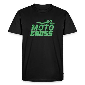 Motocross Motocross Motocross Motocross - T-shirt Premium bio Homme - noir - Devant - Nico (187cm)