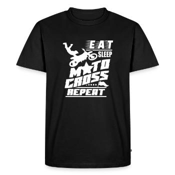 Motocross - T-shirt Premium bio Homme - noir - Devant - Nico (187cm)