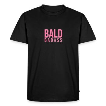 Cheveux Chauves Pas de poils Chauves Chauves - T-shirt Premium bio Homme - noir - Devant - Nico (187cm)