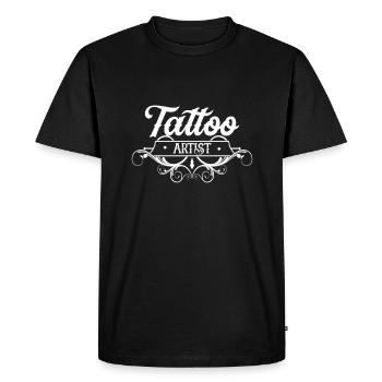 Tatouages - T-shirt Premium bio Homme - noir - Devant - Nico (187cm)