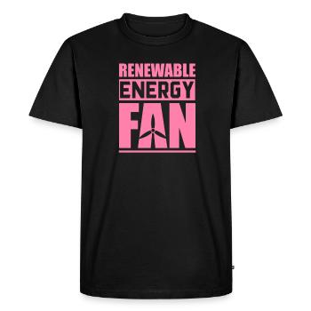 Solar Renewable Energies - Men's Premium Organic T-Shirt - black - Front - Nico (187cm)