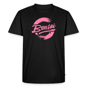 Bonsaï bonsaï jardinier bonsaï plante arbre - T-shirt Premium bio Homme - noir - Devant - Nico (187cm)