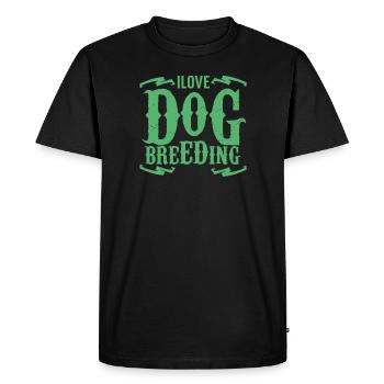 Chien élevage de chiens éleveurs élevages chiots - T-shirt Premium bio Homme - noir - Devant - Nico (187cm)