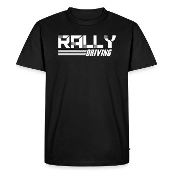 Rallye Fahrer - Männer Premium Bio T-Shirt - Schwarz - Vorne - Nico (187cm)