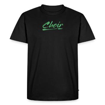 Choir - Men's Premium Organic T-Shirt - black - Front - Nico (187cm)
