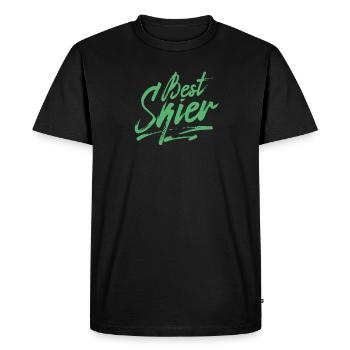 Après Ski Ski Ski Ski Ski - T-shirt Premium bio Homme - noir - Devant - Nico (187cm)
