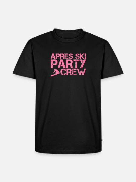 Apres Ski Party Team - Men's Premium Organic T-Shirt - black