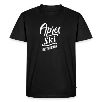 Apres Ski Instructor Ski Holiday - Men's Premium Organic T-Shirt - black - Front - Nico (187cm)