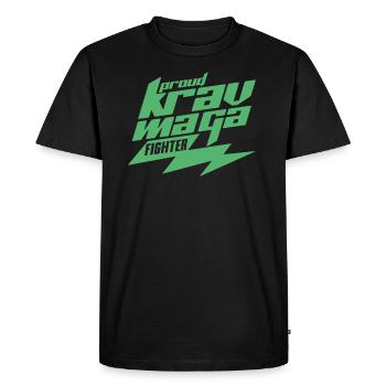 Kravmaga Combat rapproché Combattant Krav Maga Sports de combat - T-shirt Premium bio Homme - noir - Devant - Nico (187cm)