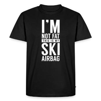 Apres SKi Skier Skier Airbags Airbag de ski - T-shirt Premium bio Homme - noir - Devant - Nico (187cm)