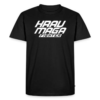 Combattant de Krav Maga - T-shirt Premium bio Homme - noir - Devant - Nico (187cm)
