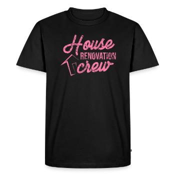 Équipe de rénovation rénovation rénovation modernisation - T-shirt Premium bio Homme - noir - Devant - Nico (187cm)
