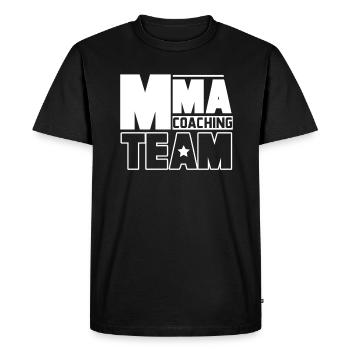 Entraîneur MMA d'arts martiaux - T-shirt Premium bio Homme - noir - Devant - Nico (187cm)