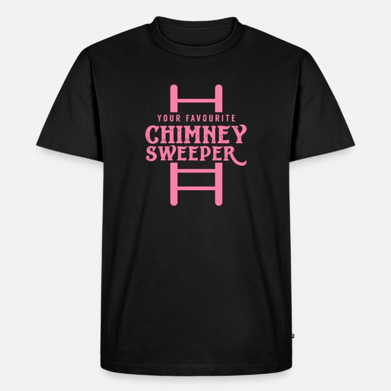 Schornsteinfegerin - Männer Premium Bio T-Shirt - Schwarz
