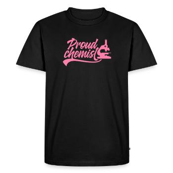 Chemistry chemist - Men's Premium Organic T-Shirt - black - Front - Nico (187cm)