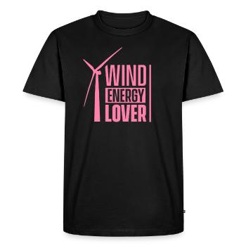Pinwheel - T-shirt Premium bio Homme - noir - Devant - Nico (187cm)
