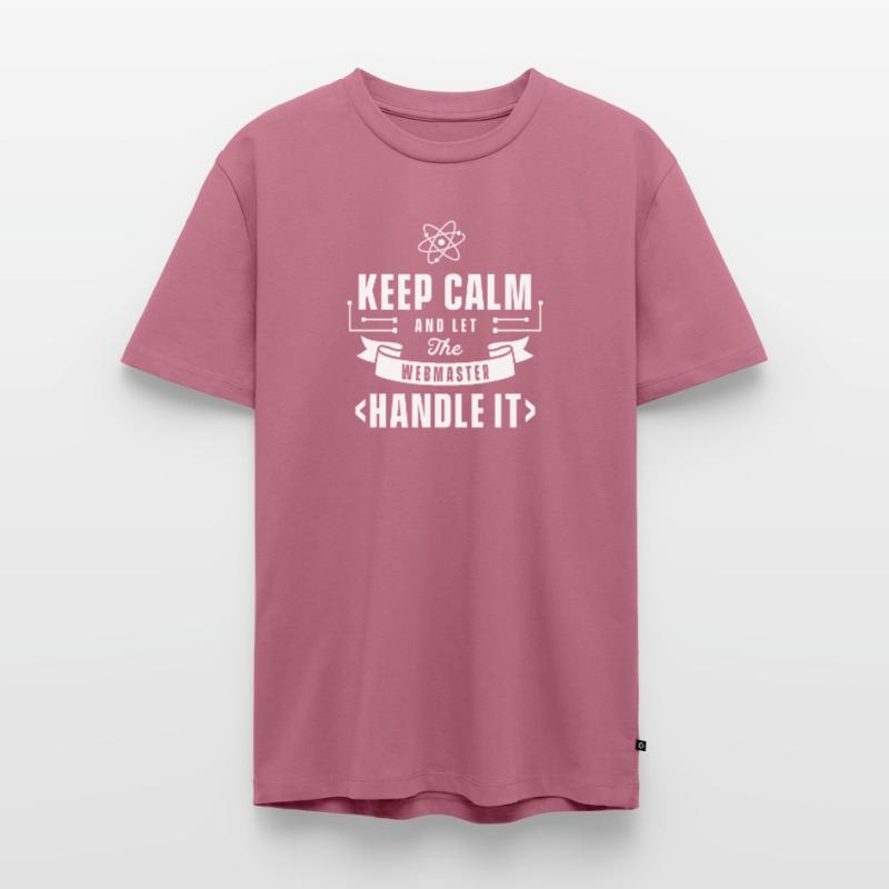 Developer Website Webmaster Web Master Team Men's Premium Organic T-Shirt