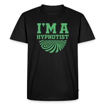 Team Hypnosis Hypnotize Hypnotist Practice - Men's Premium Organic T-Shirt - black - Front - Nico (187cm)