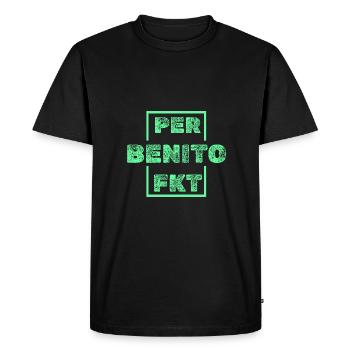 Perfect Unique Benito - Men's Premium Organic T-Shirt - black - Front - Nico (187cm)