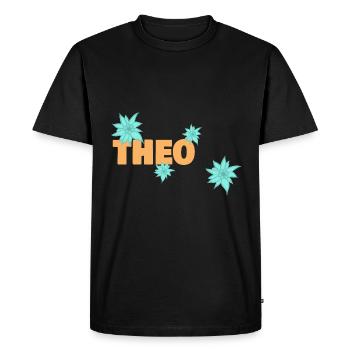 Edelweiss Theo - T-shirt Premium bio Homme - noir - Devant - Nico (187cm)
