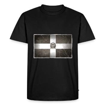 République dominicaine - T-shirt Premium bio Homme - noir - Devant - Nico (187cm)