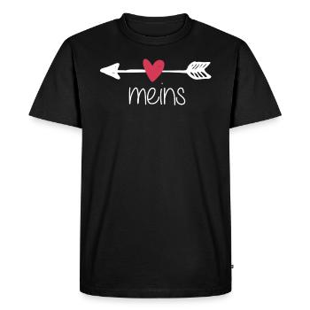 Le / La est la mienne. Restez à l'écart! - T-shirt Premium bio Homme - noir - Devant - Nico (187cm)