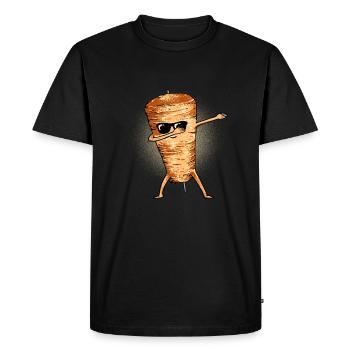 Dabbender doner kebab Doner Dab - Men's Premium Organic T-Shirt - black - Front - Nico (187cm)